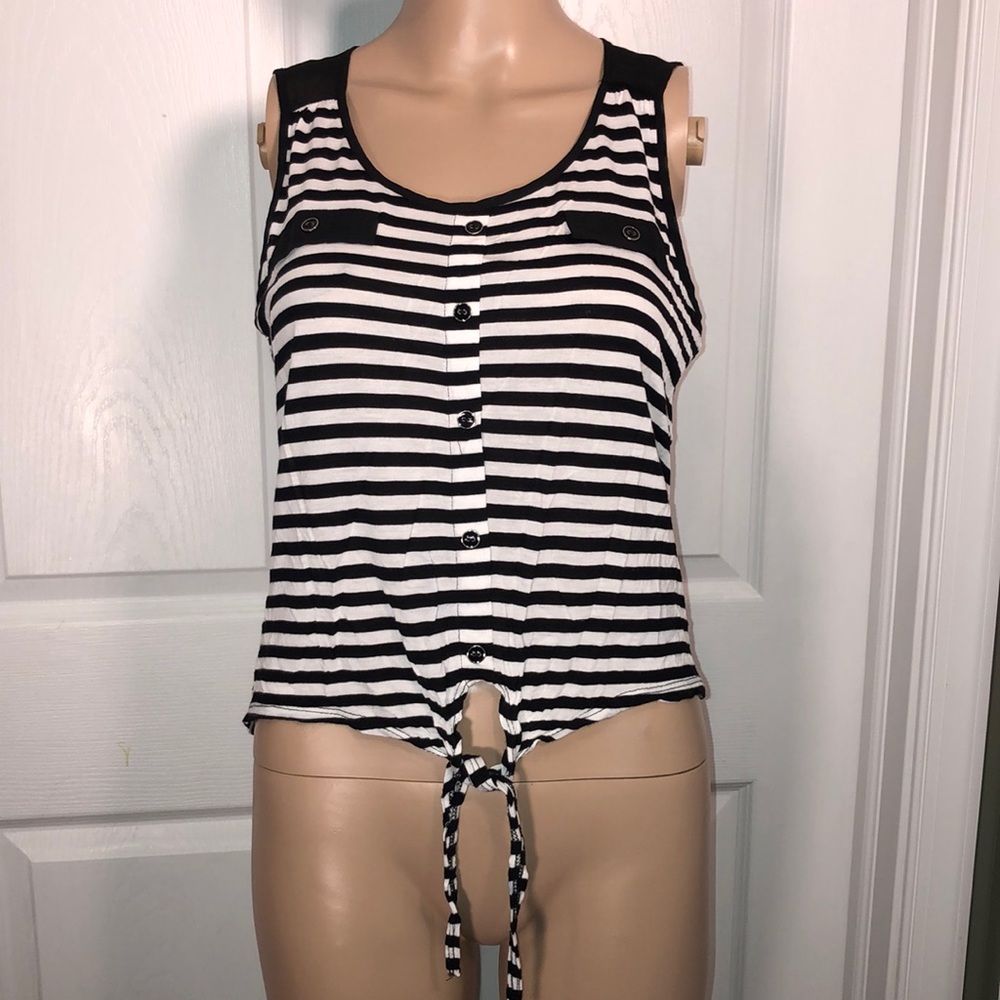 EDGE Black & White Top S